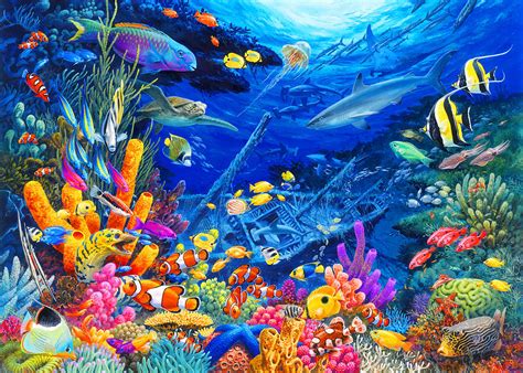 Beneath the sea magical artwork